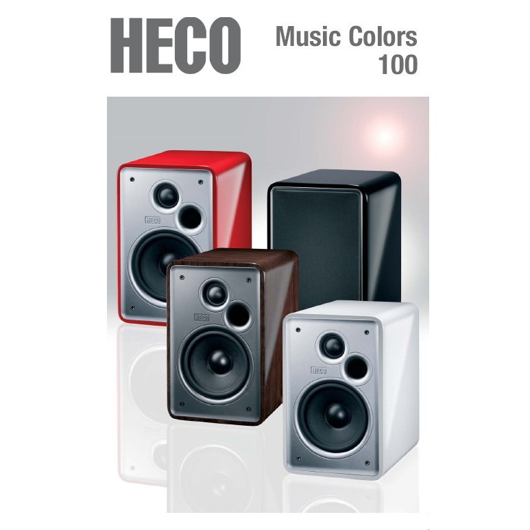 【越點音響】🇩🇪德國 Heco Colors 100 書架型喇叭