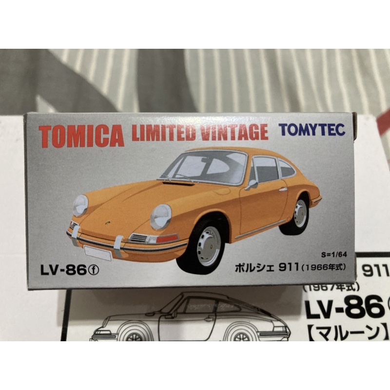 Tomytec 現貨 Tomica TLV LV-86f Porsche 911保時捷