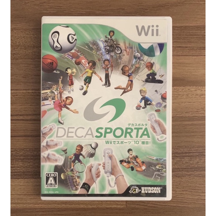 Wii DecaSporta 運動大集錦 10種運動 正版遊戲片 原版光碟 日文版 日版適用 二手片 中古片 任天堂