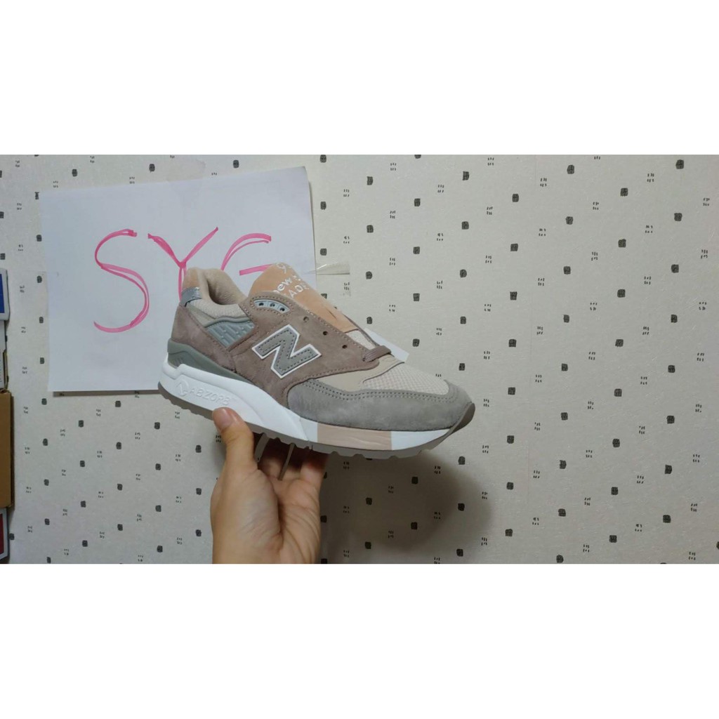 [SYG] New Balance 998 us6B=22.5~23 楓糖粉 美製 W998AWA