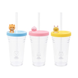 Kakao FRIENDS 公仔吸管杯480ml