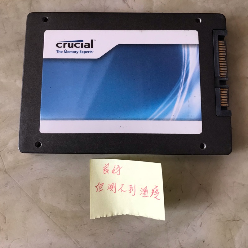 二手SSD Crucial 64GB，保證良品，sata，6Gb/s，沒溫度顯示，隨便賣280元