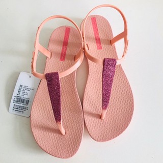 *Ipanema*巴西夾腳涼鞋(麗娜晶鑽原色 T字夾腳平底涼鞋) 粉