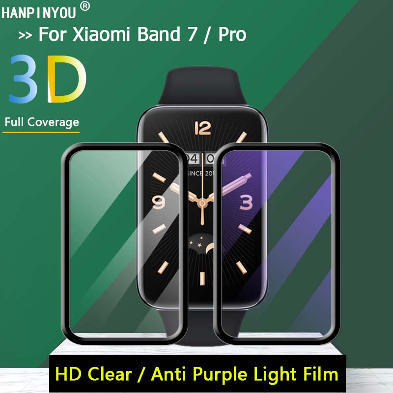 適用於小米 Mi Smart Band 7 / Pro NFC 全覆蓋高清透明 / 防紫光電鍍軟 PET PMMA 膜