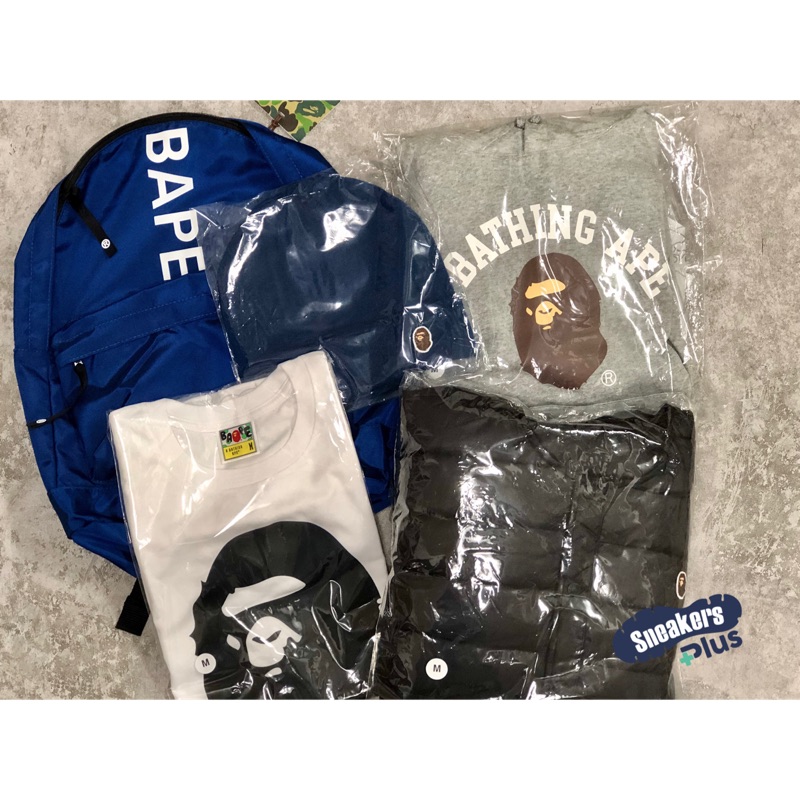 ➕鞋家➕BAPE 2020 福袋 日本購入（M ）拆賣 毛帽 包包 帽TEE 羽絨衣 短TEE