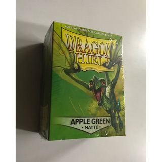 《67》龍盾卡套 MATTE 蘋果綠色 贈骰子（100張） 適用 寶可夢 阿芒凱 莉蓮娜