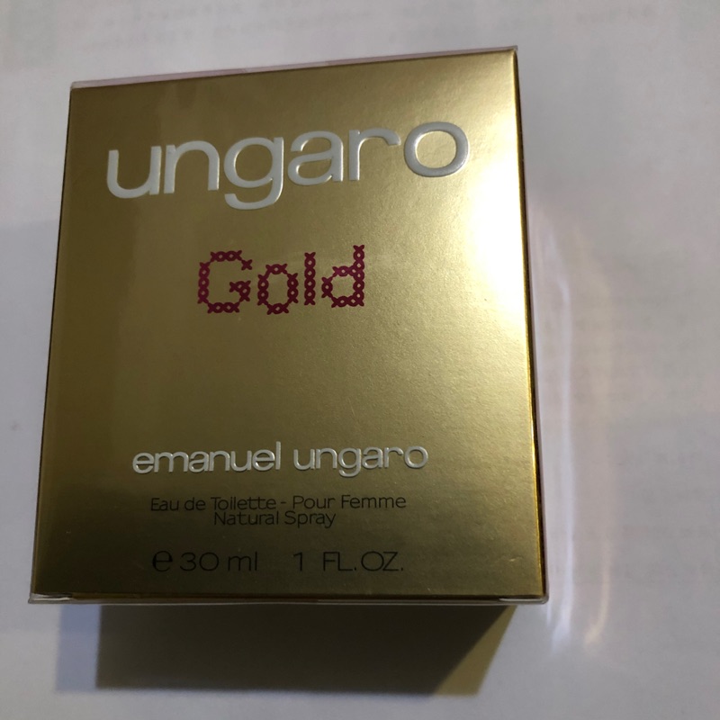 Emanuel ungaro Gold木質調香水/全新包膜