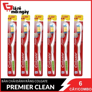 Combo 6 Colgate Premier Clean 牙刷 Colgate Premier Clean 牙刷清潔