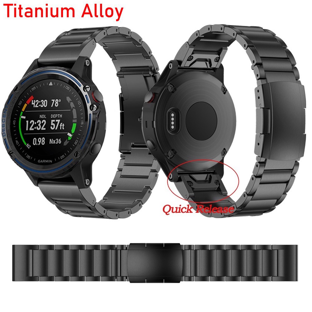 Garmin Forerunner 935 945 955 錶帶 鈦合金 輕量金屬 22mm 快拆 手錶帶