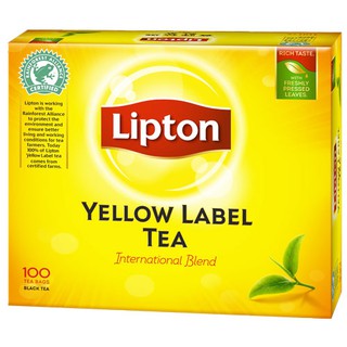 【聖寶】立頓黃牌精選紅茶 - 100包 /盒