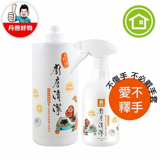 【木酢達人】廚房清潔噴霧(350ml) / 廚房清潔噴霧補充罐1000ml