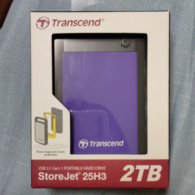 Transcend 可攜式外接硬碟

StoreJet 25H3
2TB 行動硬碟 隨身硬碟