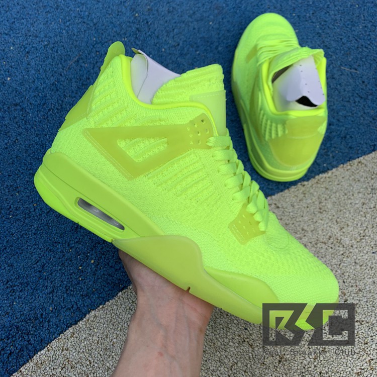 air jordan 4 retro flyknit volt