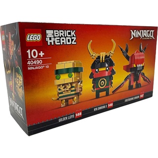自取特價900【台中翔智積木】LEGO樂高 BrickHeadz 40490 忍者10週年 10th Anniver