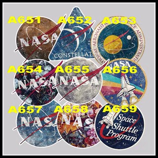 《潮流本舖》NASA 太空 防水貼紙 潮流貼紙 行李箱貼紙 安全帽貼紙 機車貼紙 汽車貼紙 PVC A651-659