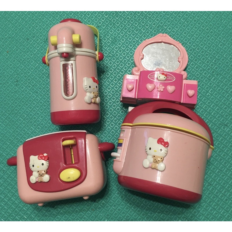 ｛五～七成新｝ Hello Kitty 凱蒂貓 烤吐司機 化妝台 家家酒 玩具