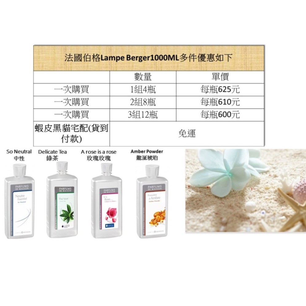 Lampe Berger法國柏格薰香精油1000ML--4瓶以上混搭區(宅配)-未滿四瓶請勿在此區下標