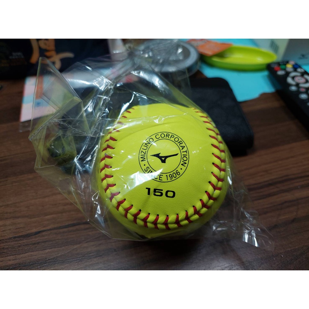 MIZUNO 美津濃 快速壘球比賽專用球 高級壘球比賽用球 天然皮革製 2OS-90150