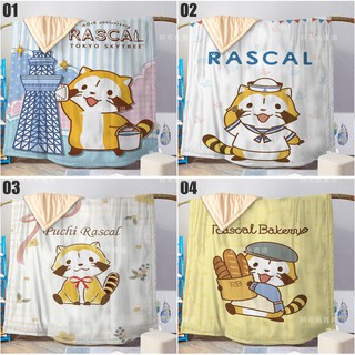 【阿布兔賣場】小浣熊涼被 小浣熊 拉斯卡爾 Puchi Rascal 夏被 空調被 卡通涼被 夏涼被 可客製