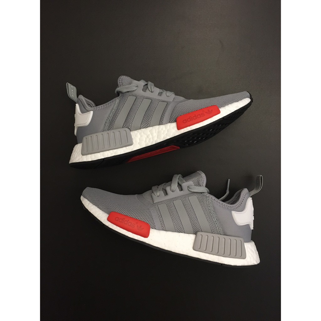 全新絕版現貨 ADIDAS NMD 灰紅 R1 us8 26cm 稀有小尺碼 白藍 黑藍 黑粉 og 紅藍 PK 參考