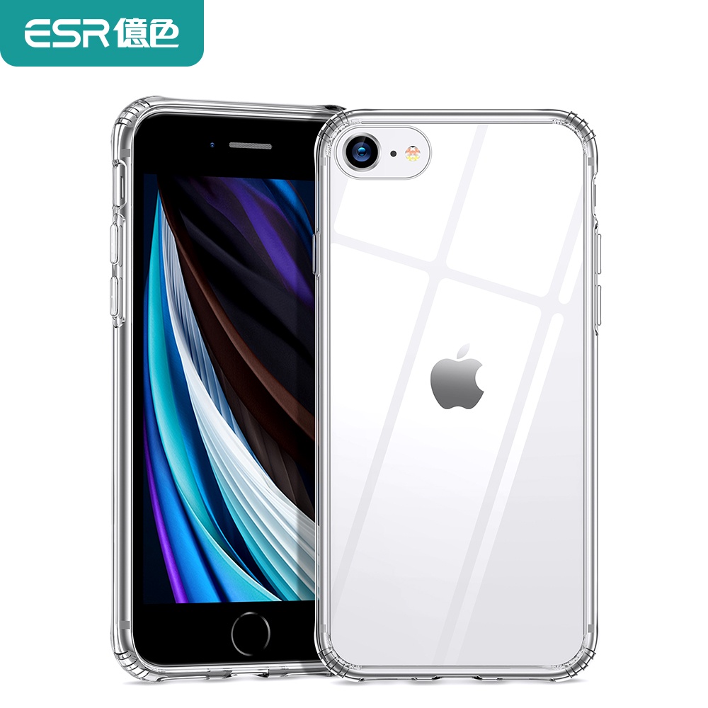 ESR億色 iPhone SE3/SE2/8/7 4.7吋 玻璃背板 冰晶琉璃系列手機殼