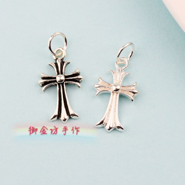 御金坊手作材料 S925國際純銀十字架吊墜復古十字架十字架吊飾十字架銀飾diy材料 蝦皮購物