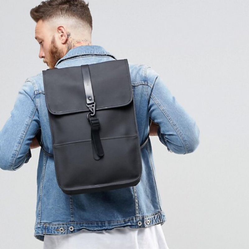 丹麥品牌 Rains mini backpack in black 後背包