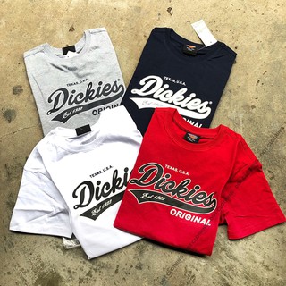 DICKIES LOGO TEE 深藍 綠 白 淺灰 美式風格 短TEE 草寫LOGO 韓國公司貨 零碼出清 DOT聚點
