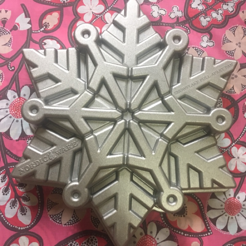花布媽媽@ Nordic Ware Snowflake Pan 雪花模