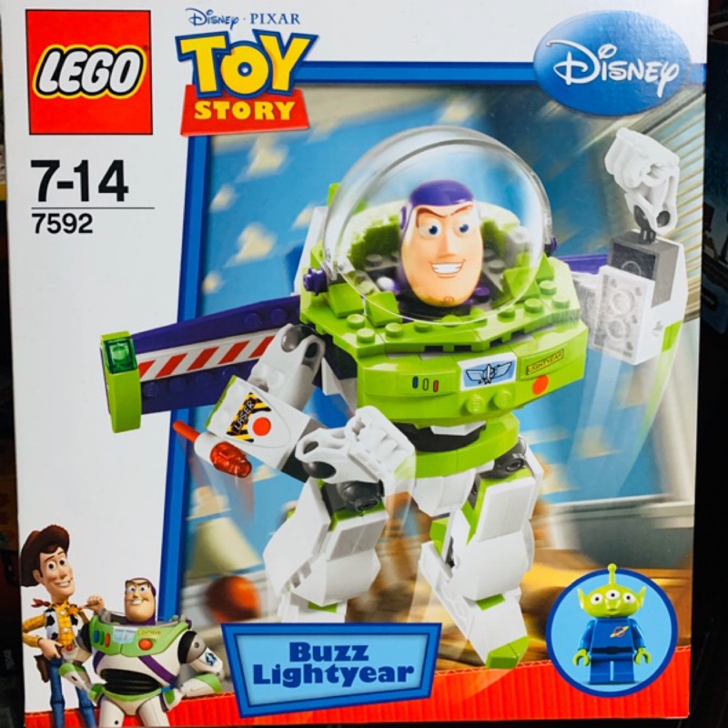 🔥全新現貨🔥 絕版 樂高 7592 玩具總動員 巴斯光年 三眼怪 LEGO toystory 益智玩具
