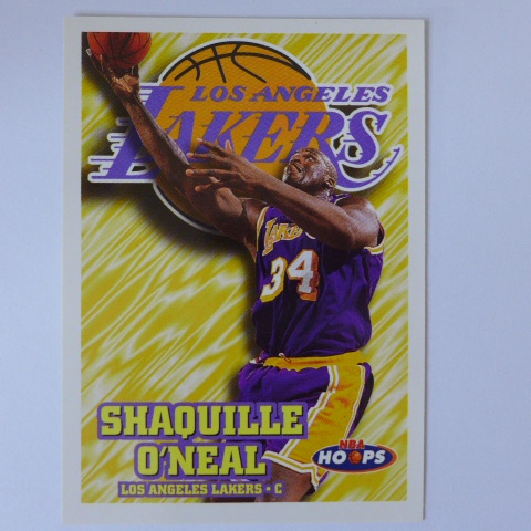 ~ Shaquille O'Neal ~名人堂/俠客/大白鯊/歐尼爾 1997年HOOPS.NBA球員卡