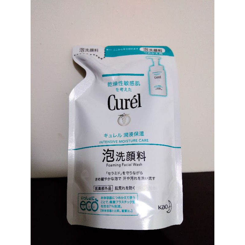 curel 珂潤 潤浸保溼洗顏慕斯 補充包 130ml