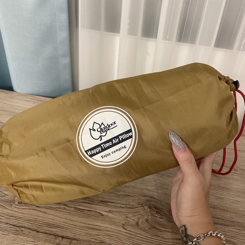 outdoorbase自動充氣枕頭/露營枕頭/充氣枕