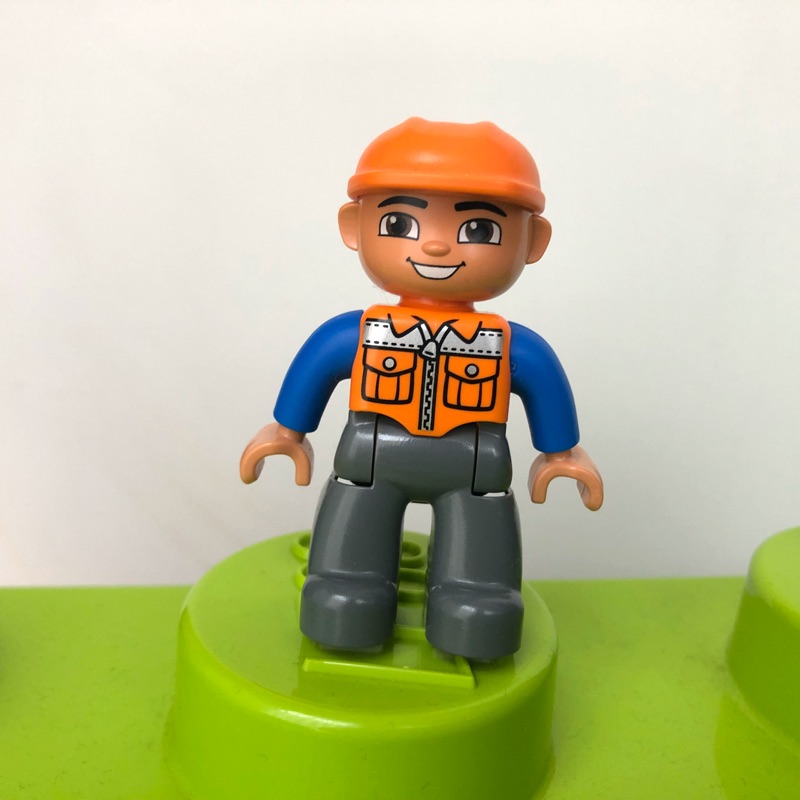 Lego 樂高 Duplo 得寶 男生人偶 工程人員