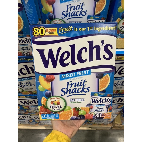 Welch’s果汁軟糖(即期出清) 25g*80包 好市多代購