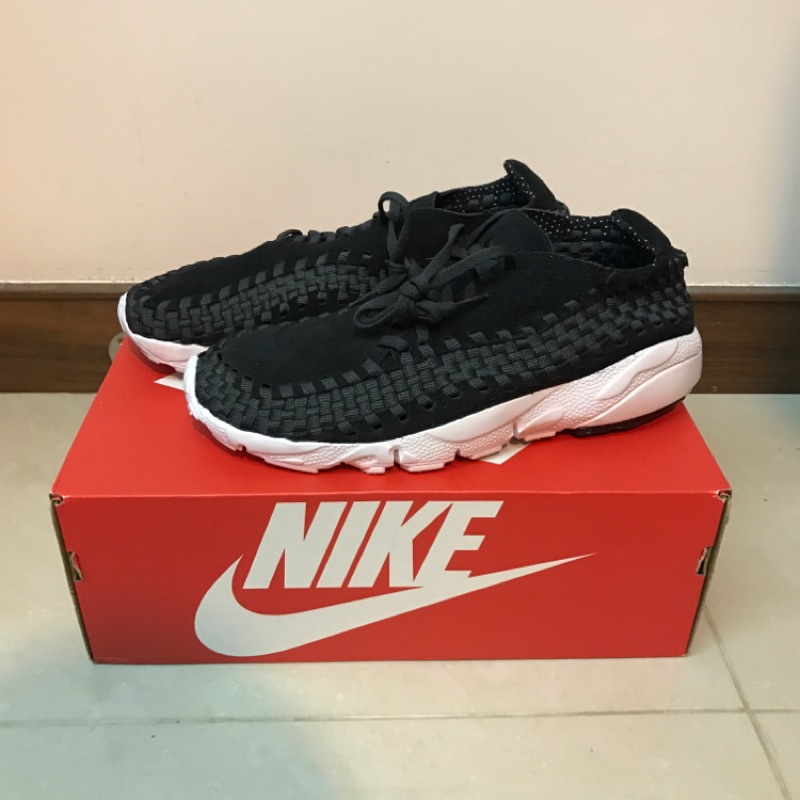 全新公司貨正品 Nike footscape woven NM 黑灰 編織 fcrb  NikeLab US9