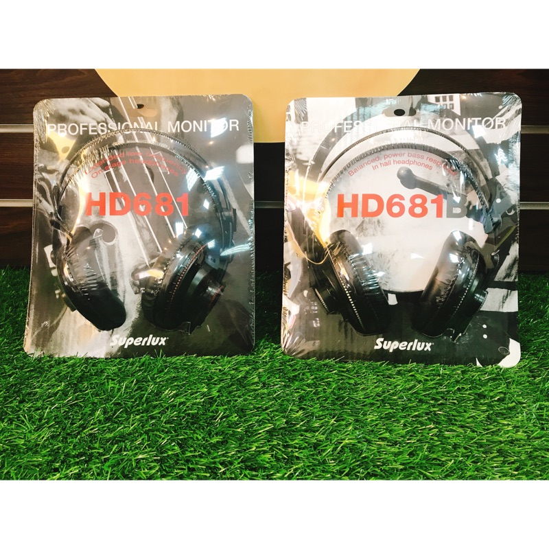 【傑夫樂器行】Superlux HD681B hd681 hd681f 耳罩式耳機 監聽耳機 耳機 動圈式  開放式
