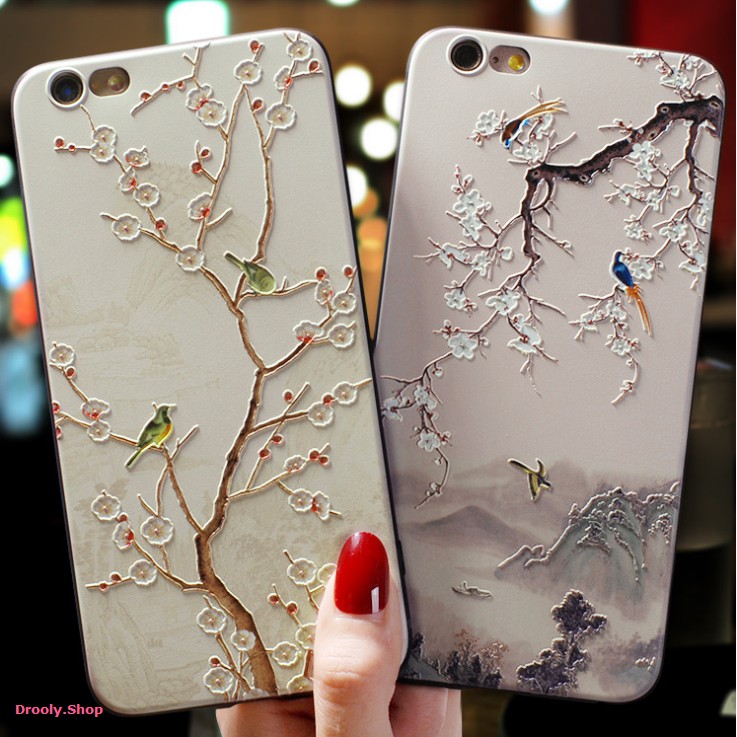 高品質中國風創意浮雕手機殼 藍 綠 Iphone系列 蝦皮購物