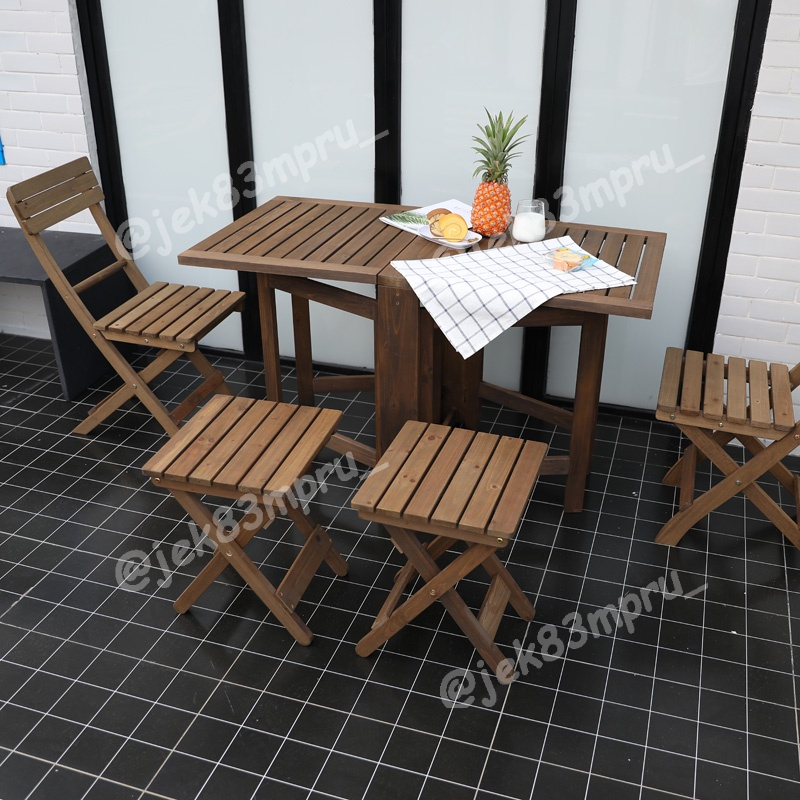 『MOKA®摩卡』桌子 椅子 摺疊桌 桌子折疊 折疊餐桌 客廳桌 伸縮餐桌 實木加長折疊桌子小戶型餐桌組合家用露台戶外
