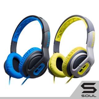 【SOUL】TRANSFORM 頂級性能頭戴式有線耳機 - 閃電藍
