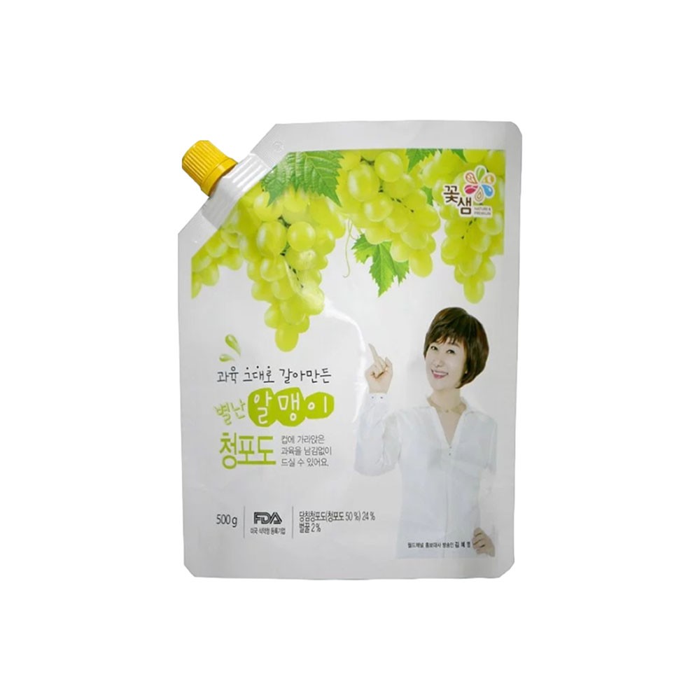 韓味不二 韓國花泉 袋裝 蜂蜜白葡萄茶 (500g/袋) 沖調果醬 廠商直送