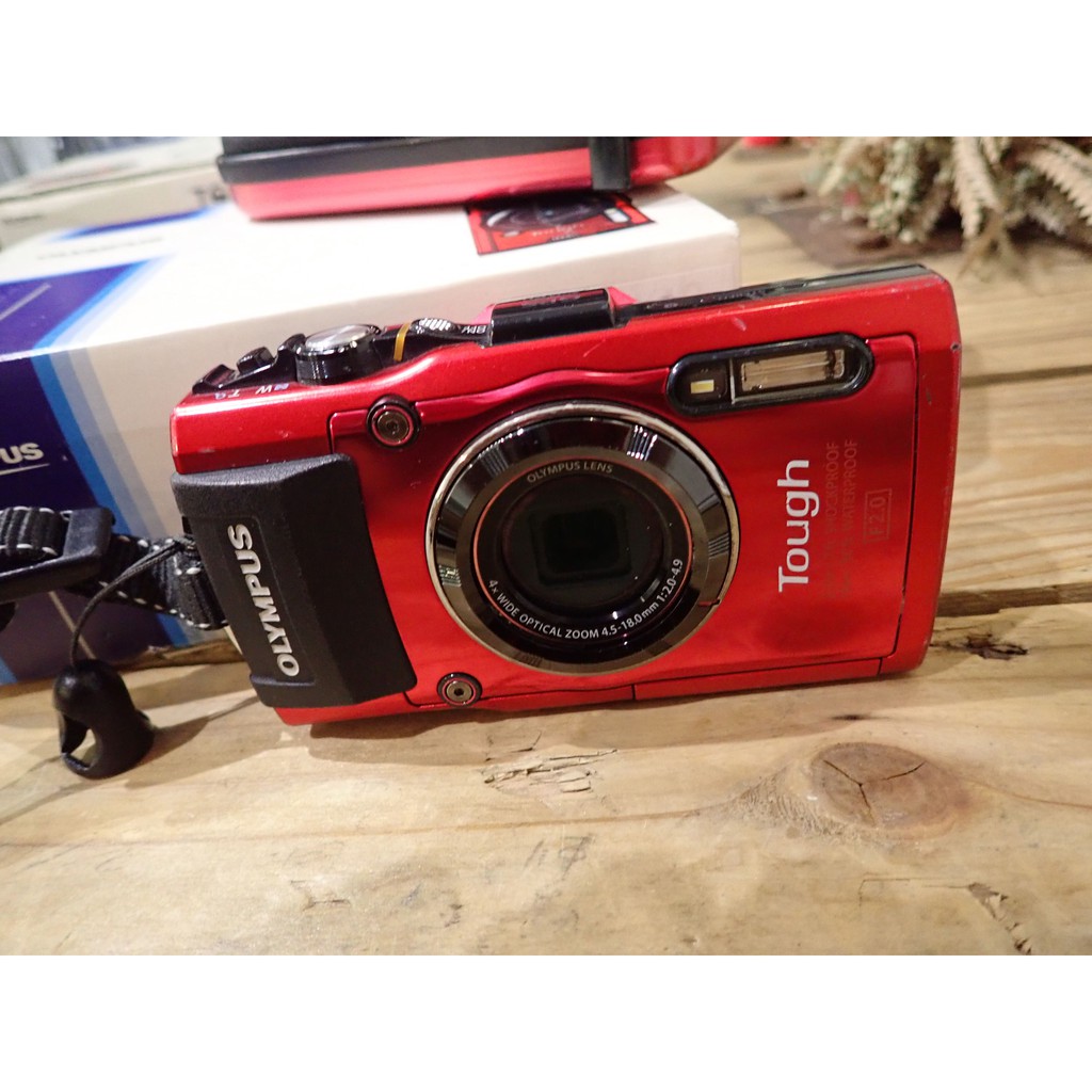 【二手】OLYMPUS TG3（紅）防水相機