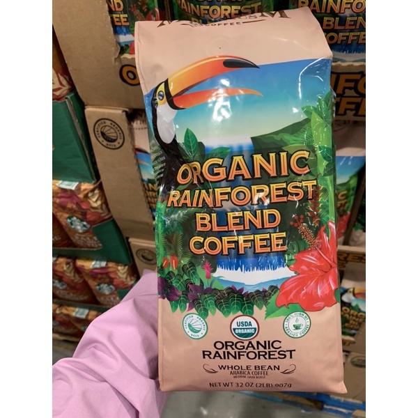 🔥現貨不用等🔥 熱帶雨林 有機咖啡豆 藍山調和咖啡豆  好市多 大嘴鳥咖啡豆