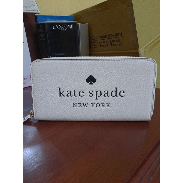 kate spade 黑桃長夾ks