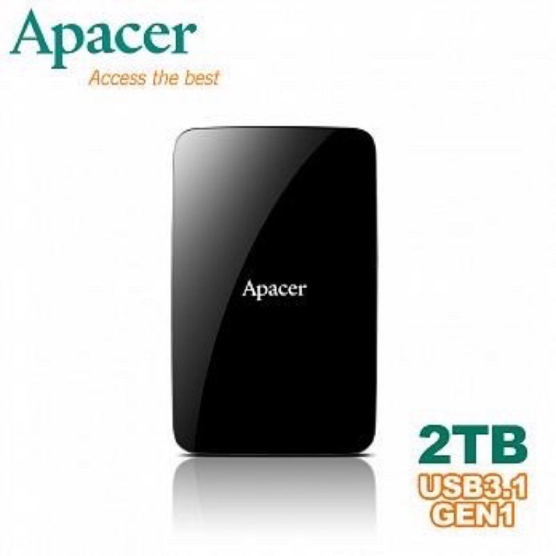 Apacer宇瞻 AC233 2TB USB3.1 2.5吋行動硬碟