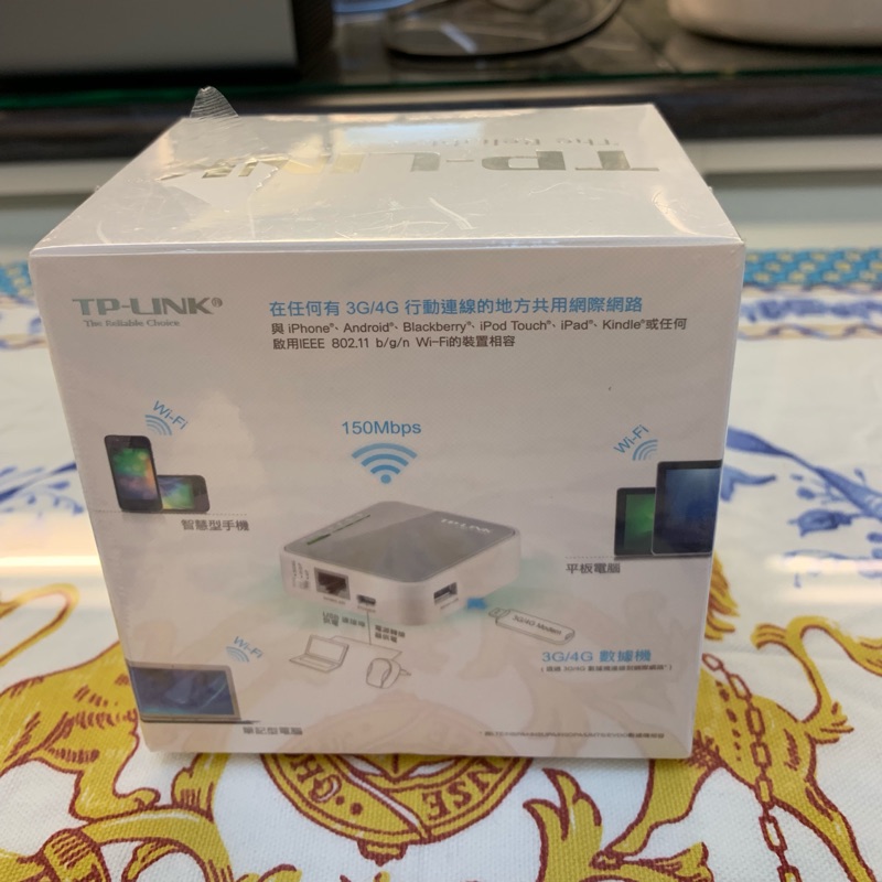 TP-Link TL-MR3020 可攜式多功能3G/4G 無線路由器