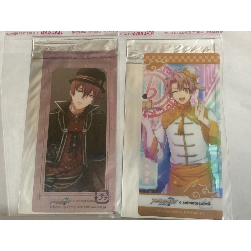 IDOLiSH7/偶像星願/アイナナ animate cafe 透明書籤 和泉三月/狗丸透真