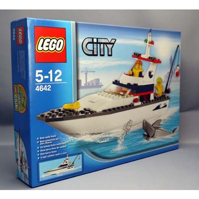 ★TOMOHIME★ 保證正版 LEGO 樂高 4642 絕版城市系列 釣魚船 漁船 鯊魚
