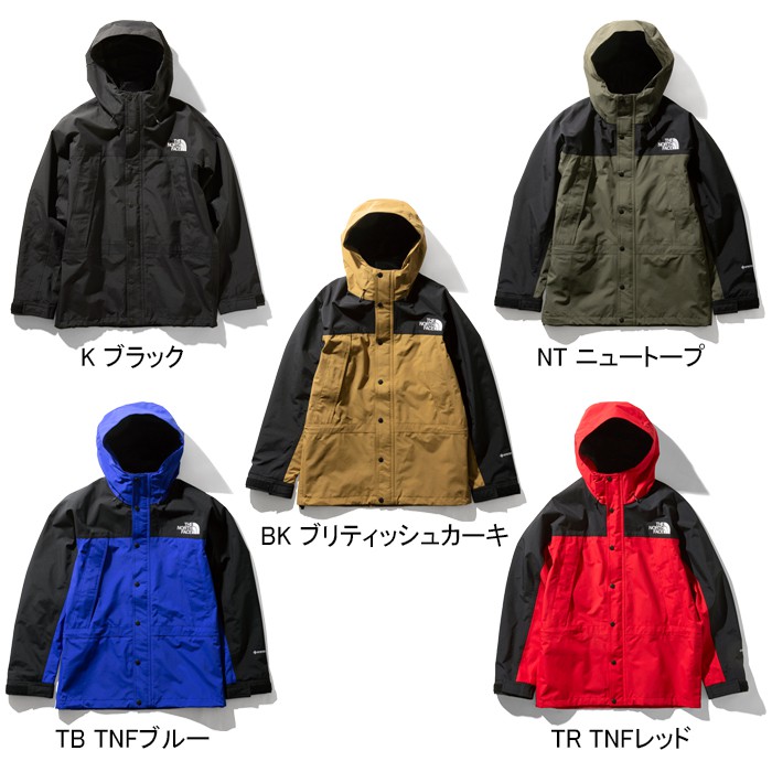 THE NORTH FACE MOUNTAIN LIGHT JACKET NP11834 Gore-Tex軍綠 卡其 黑