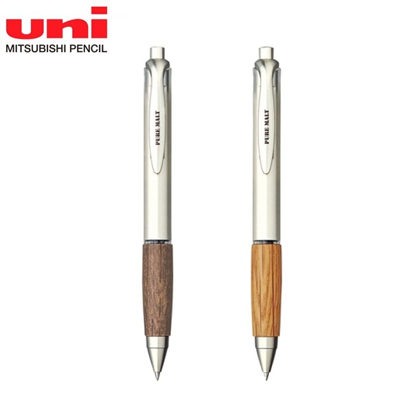 又敗家UNI中性原子筆UMN-515橡木原木筆PURE MALT樽桶0.5mm圓珠筆0.5mm原子筆木頭筆日本製造鋼珠筆